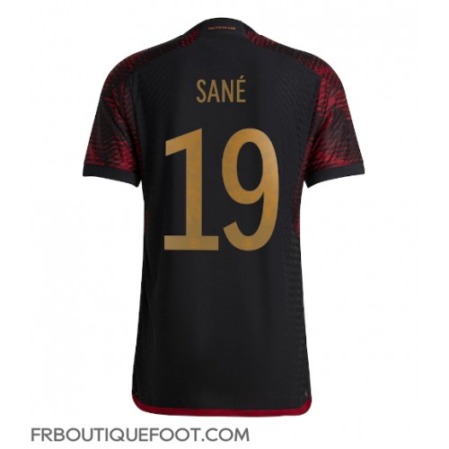 Maillot de foot Allemagne Leroy Sane #19 Extérieur vêtements Monde 2022 Manches Courtes